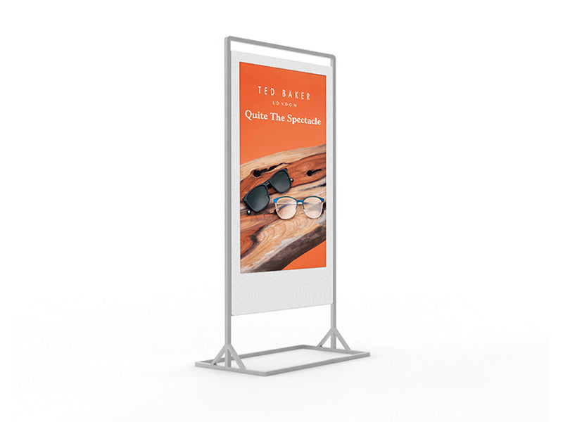 Superslim Freestanding Double-Sided Digital Poster