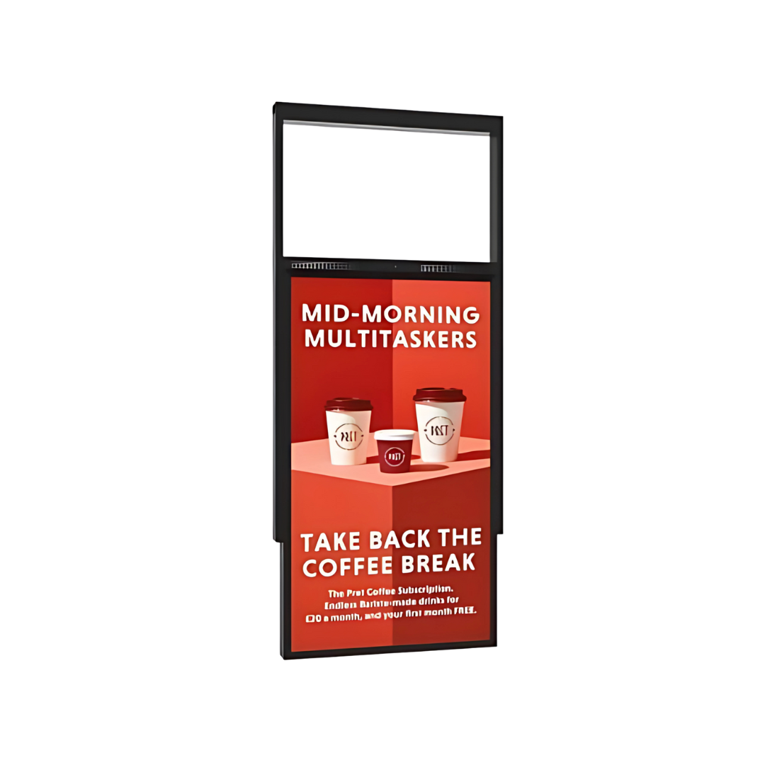 Black Ultra High Brightness Hanging Double-Sided Display