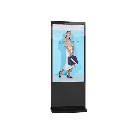 Black Android Freestanding Digital Poster