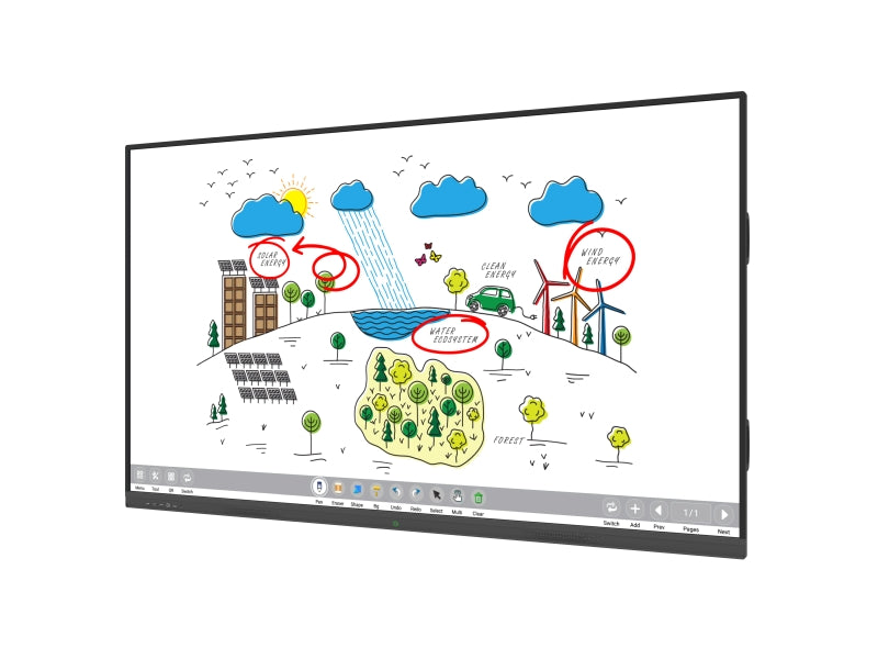 4K Slim Bezel Interactive Touch Displays