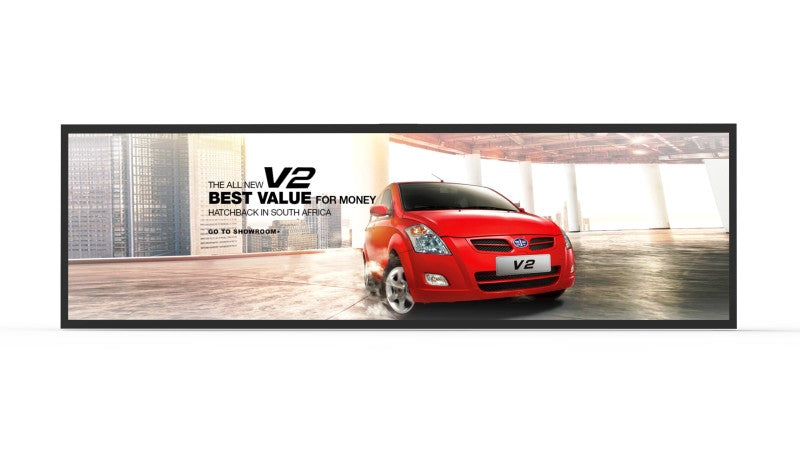 Ultra-Wide Stretched Bar Display