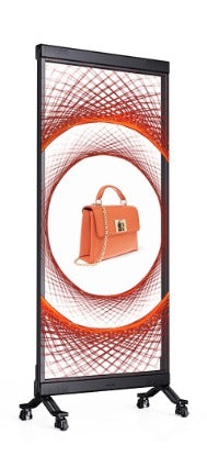 Transparent DV-LED Freestanding Totems